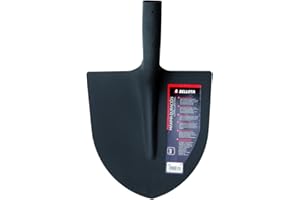 Bellota 5550-27 SM - Lame de Pelle Pointue pour Creuser et Ramasser les Gravats, Outil pour l'Agriculture et la Construction, Manche Non Inclus, Noir