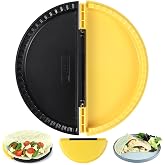Large Dumpling Mould &Oslash; 19.5 cm Dumpling Maker Easy to Clean BPA Free Reusable for Making Ravioli Gyozas Burritos Corn Tortill