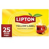 Lipton Yellow Label Bardak Poşet &Ccedil;ay 25'li Paket