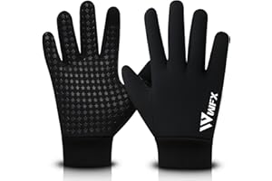 WFX Winter Sports Gloves for Kids, Warm Fleece Lined Cold Weather Cycling Gloves for Boys & Girls, Touchscreen, Anti-Slip Thermal Gloves for Running, Hiking, Outdoor Sports & Walking