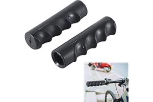 MIKIULY Maniglie per Carriola, Manopole Gomma Antiscivolo, Maniglie di Sicurezza per Carrello, Maniglie di Ricambio da 25 MM per Carrello, Lunghezza 118 MM, Maniglie Rotonde, per Carriola Scorrevole