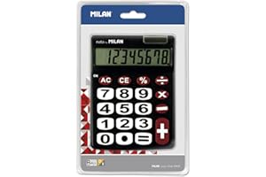 MILAN 151708BL - Calculadora, 8 dígitos, multicolor