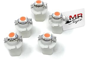 ‎MR-STYLE MR-Style Set Aufkleber und 5x high Power LED Tachobeleuchtung (pink) kompatibel mit Opel Astra G 1998-2005, Instrumentenbeleuchtung Umbauset