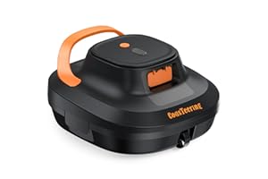 CoasTeering Robot Piscine sans Fil, 120 Min de Nettoyage Puissant, 2 Moteurs sans Balais, Aspirateur Nettoyeur de Piscine, Automatique de Stationnement, Adapté à Piscines Hors Sol jusqu'à 120m²