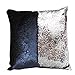 Produktbild Kissenbezüge Longra DIY-Two Tone Glitzer Pailletten Wurfkissen dekorative Kissen Fall Sofa-Car-Cover Kissen Kissenbezug Sofakissen Kissenhülle (40 cm * 40cm) (F)
