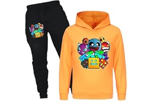 Rzfbeeok Boys Girls Dash Merch Tracksuits Kids Hoodies and Trousers 2pc Sportwears Outfits