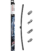 KIT COPPIA SPATOLE SPAZZOLE TERGI BOSCH AEROTWIN A295S RENAULT TWINGO II - Foto 10