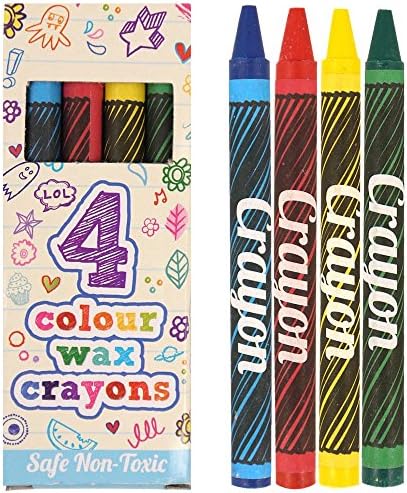 Henbrandt 10 X 4 Pack Colour Crayons Party Bags Fillers Toys Kids