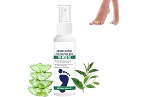GENERIC Foot Sanitizers Spray With Tea Tree Oil, Antimicrobials Foot Sanitiser Spray Anti- Odor and Moisturizing, Natural Refresher, for Men & Women (1)