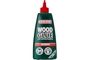 EVO-STIK Wood Glue 500ml - Interior - Extra Strong - Fast Setting Glue - Dries Clear - Suitable for All Wood Types