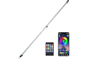 VARMHUS Submersible LED Aquarium Light,Fish Tank Light with Remote Controller&APP Control,DIY Full Spectrum Optional Color&Intelligent Timing and Dimming,29 Light Modes and 4 Music Modes RGB-112cm