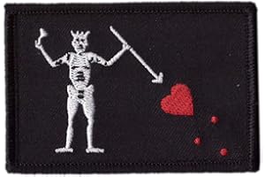 Titan One Europe - Blackbeard Pirate Flag Toppa Ricamata (Tattico)