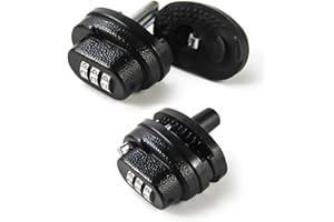 GUGULUZA Waffenschloss Abzugschloss 3-Ziffern Kombination Stahl, 2 Stück