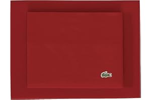 Lacoste Zestaw prześcieradeł, papryka chili, podwójne