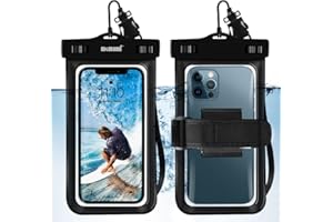 MEMUMI Wodoodporne etui na telefon, uniwersalne wodoodporne etui z certyfikatem IPX8 - Trwałe przezroczyste etui/etui/etui na iPhone 11, 11 Pro, 11 Pro Max, Samsung, Huawei, do 7'' (7'', przezroczyste)