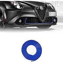 Profilo Adesivo Giallo Per Paraurti Anteriore Alfa Mito | Decorativo Racing, Senza Viti