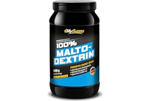 ‎MY SUPPS My Supps 100% Maltodextrin Pulver (DE 19) 1 kg – geschmacksneutral & gut löslich – ohne Zusätze – pflanzliches Kohlenhydratpulver – ideal für Kalorien-Shakes – Carbs Made in Germany – 25 Portionen