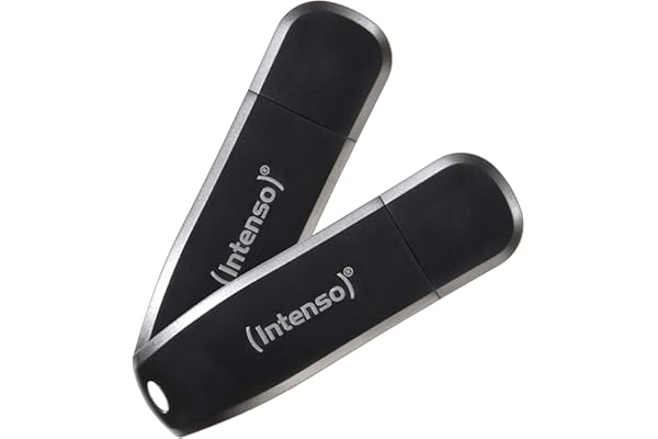 Intenso Speed Line - Memoria USB de 2X 64 GB USB 3.2 Gen 1x1, Negro