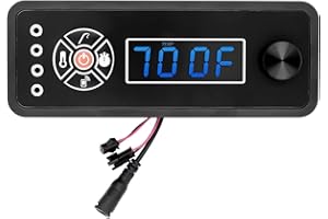 COMVIEE 9904190036 Controller Compatible with Masterbuilt Gravity Series 560 Digital Charcoal Grill + Smokers, Digital Control Panel (Non-Wifi) for Model: MB20040220, MB20041020 Replacement Part