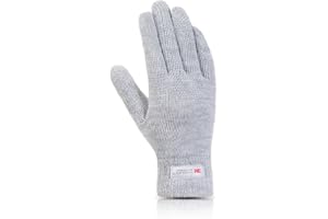 GM Apparel Guantes térmicos Thinsulate de punto para niños, guantes térmicos con aislamiento 3M, guantes de dedo completo para niños o niñas para clima frío de invierno