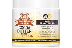 American Dream Zitronen-Kakaobutter-Creme zur Hautaufhellung und zum Ausbleichen, 453 g