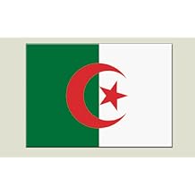 Self-Adhesive/Algerian Flag Sticker – 7 x 10 cm Pack of 5 Pieces