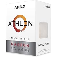 AMD Athlon 3000G Processor with Radeon Vega 3 Graphics (2C/4T, 3.5 GHz Base Clock)