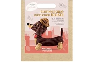 GRAINE CRÉATIVE La mia scatola di peluche all'uncinetto Amigurumi - Bassotto