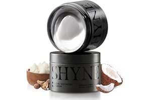 ShyneDurags Crème Boucles | Crème Coiffante Définissant Les Boucles et Hydratante Pour Hommes | Parfait Pour Les Boucles et Les Waves | 95% Naturelle, Beurre de Karité, Huile de Ricin et Noix de Coco