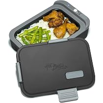 imposyu 1300ML Lunch Box Ermetico Acciaio Inox Porta Pranzo Riscaldabile Bento Box Microonde Lunch Box Termico Contenitore per il Pranzo per Scuola, Ufficio, Picnic, Viaggi