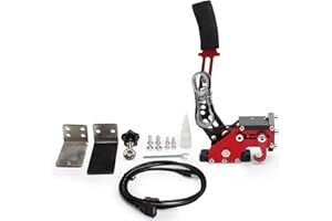 NEWFUN Frein à Main PC USB 64 Bits Avec Socle de Fixation pour Jeux de Course Sur PC, Frein à Main Réglable Pour Logitech G27 / G29 / T300 etc.