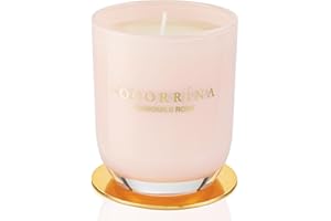 Cocorrína Candle Bougie Parfumée en pot - Rose de chamomile, Durée de combustion jusqu'à 22 heures, Bougie Naturelle de Soja, Bougie Cadeau de Noël, 180g