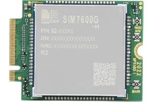 Waveshare SIM7600G-H-M.2 SIMCom Originale 4G LTE Cat-4 Modulo Copertura Globale con Supporto GNSS M.2 B CHIAVE Connettore LTE-TDD LTE-FDD HSPA+ GSM GPRS EDGE