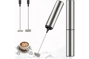 Espumador de leche eléctrico portátil: Consigue una espuma perfecta en cualquier lugar y momento con nuestra mini batidora de
