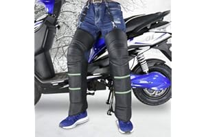 Aparatoo decaden Motorrad-Knieschoner,Kniewärmer Für Motorrad Winter Motorrad Knieschützer Verlängert Verdickt Lose Lose Doppelversicherung Warm Winddicht Und Kalt Knieschützer…