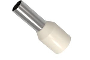 AUPROTEC Embouts de câble 0,34-50 mm² isolés Gaines d'extrêmité de Cables 10-1000 unité sélection: (50 pièces, 10 mm² Ivoire)