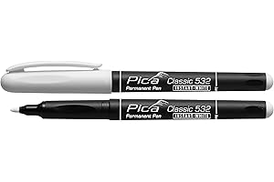 Pica 532-52 Pica klasyczny natychmiastowy biały marker permanentny pocisk cienka końcówka