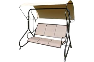 GARDEN MARKET PLACE Spare Canopy for Blenheim Luxury Garden 3 Seater Swing Seat