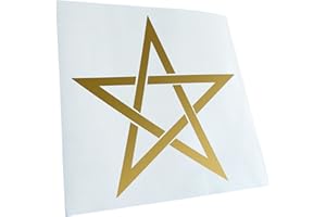 Kiwistar Pentagramma 10 x 11 cm in 15 colori – neon + cromo