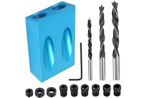 Pocket Hole Screw Jig Dowel Drill Jointery Kit Snickare Träverk Guider Joint Angle Tool Carpentry Locator Craft, Woodworking