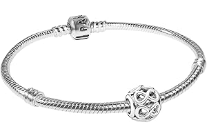 Pandora Armband Starterset Unendlichkeit zauberhafter Silberschmuck für Damen, elegante Geschenkidee für modische Frauen, 08051
