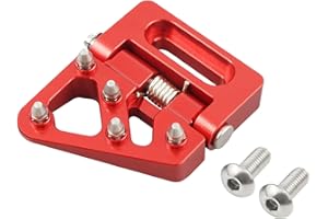 NICECNC Rosso Puntale del pedale del freno pieghevole Compatible with GasGas EC/XC 250/300 2018-2020, RR/RR S 200/250/300/390/430/450/480/500/Xtrainer 300 2013-2023,See Fitment