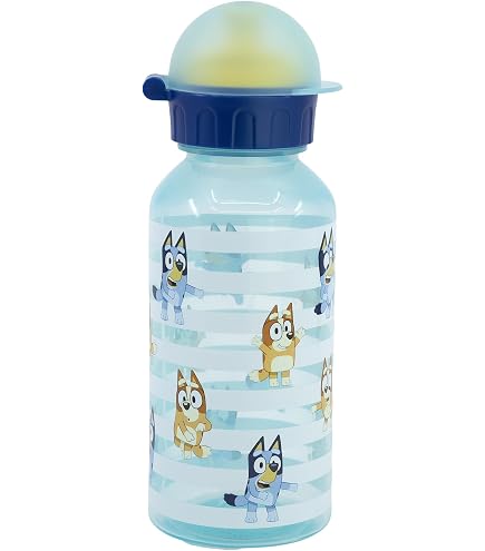 ms móvil shop Bouteille carrée 510 ml Bluey et Bingo Cool Day avec paille intégrée | Produit officiel Ludo BBC Studios ms móvil shop Bouteille carrée 510 ml Bluey et Bingo Cool Day avec paille intégrée | Produit officiel Ludo BBC Studios