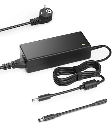 Chargeur 65W/45W Pour Ordinateur Portable Dell - Compatible Inspiron, Latitude, Vostro, XPS - Fiche Jaune 7.4x5.0 Mm