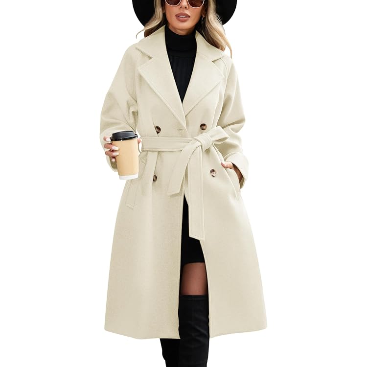 Manteau D'hiver Femme Navahoo Wooly - Style Trench Parka, Aspect Laine, Coupe Cintrée, Tailles XS à 3XL - 7