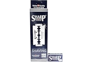 Razor Blades Club 100 cuchillas de afeitar Sharp Titanium