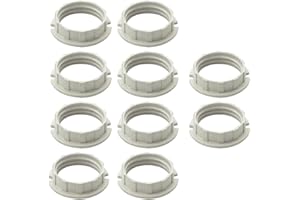TWDRTDD G9 - Anello per paralume in plastica, per portalampada G9, bianco (10)