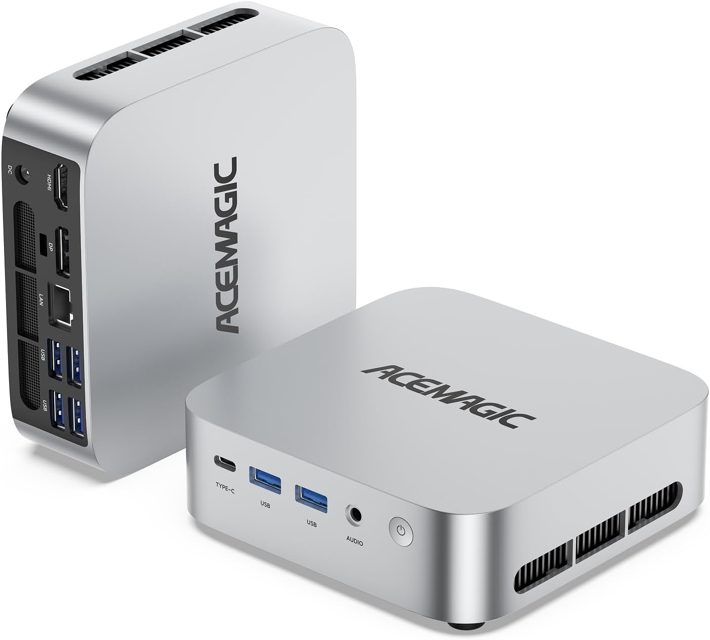ACEMAGIC Matrix Mini M1 Mini PC, Windows 11 Pro, AMD Ryzen 7 7735HS(8C/16T,hasta 4,75 GHz),AMD Radeon™ Graphics,16GB LPDDR5 512GB SSD Mini Ordenador Soporte 4K Triple Pantalla/2.5G LAN/WiFi 6/BT5.2