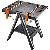 WORX WX051 &Ccedil;ok Fonksiyonlu Katlanabilir &Ccedil;alışma Tezg&acirc;hı + 2 Adet Tetik İşkence