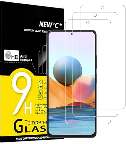 COFI Vetro Protettivo 9H Per Xiaomi Redmi Note 10 / 10s - Pellicola Trasparente 0.33 Mm Antiurto